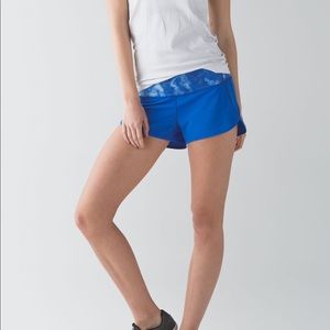 Lululemon speed shorts